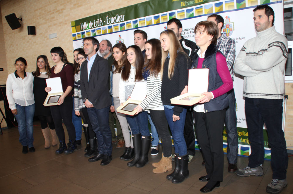 Virto, Zurbano y Cepas, premiados en la Gala del Deporte del Valle de Eg&uuml;&eacute;s